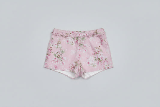 Mayoral Pink Floral Shorts 18 mos