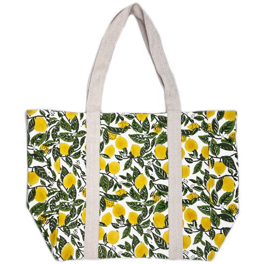 Lemon Groves Canvas Bag