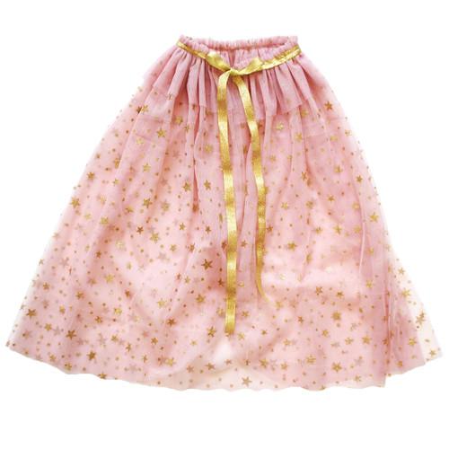 Blush Tulle Star Cape