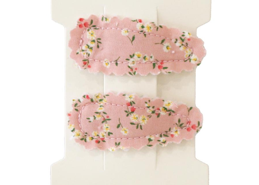 Hair Clip Set Posy Heart