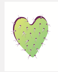 Cactus Heart Card