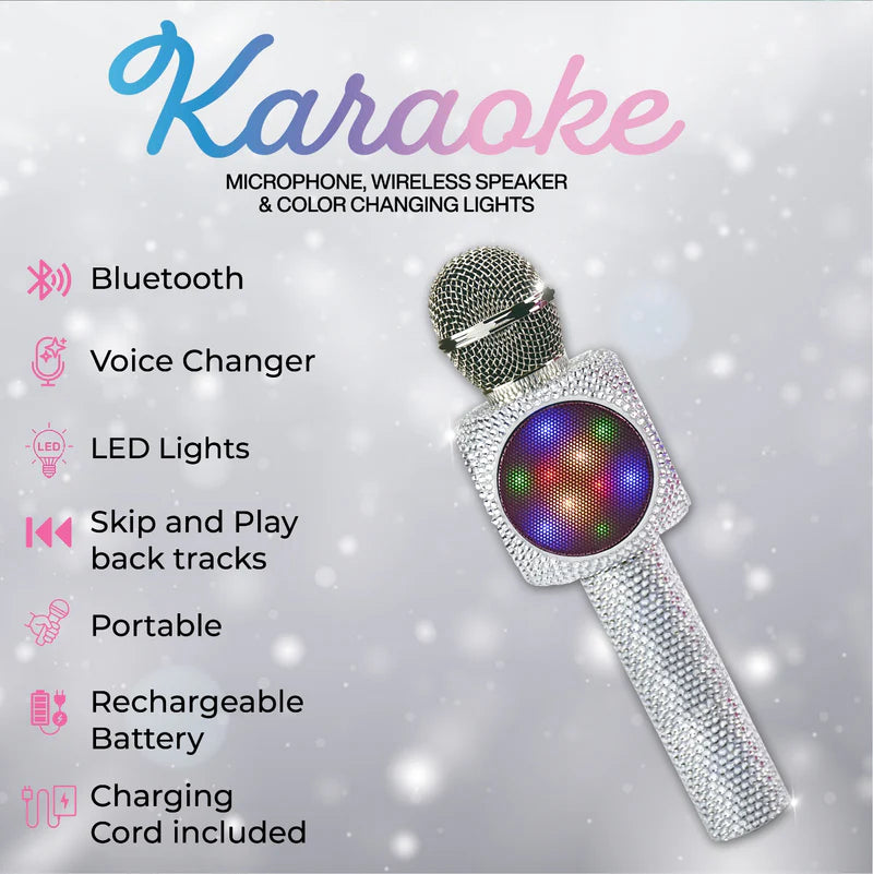 Wireless Speaker Bluetooth Bling Microphone