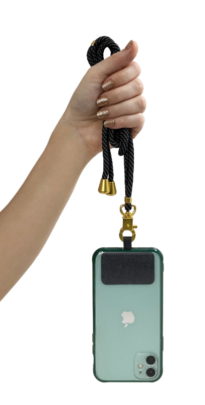THE HOOKUP PHONE LANYARD : DARK SLATE
