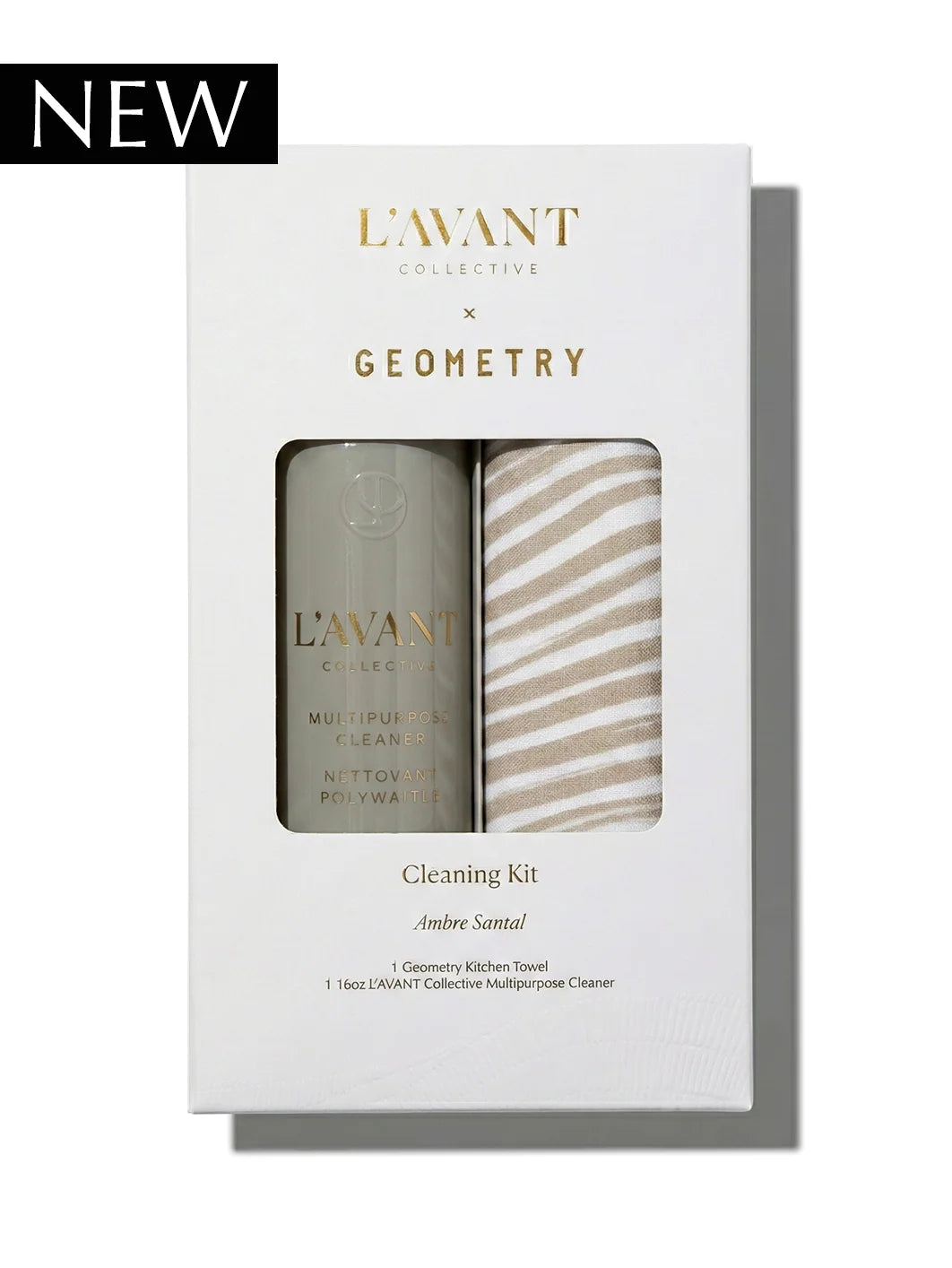 L'AVANT x Geometry Cleaning Kit - Amber Santal
