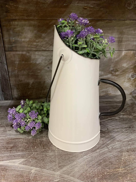 Enamel White Jug