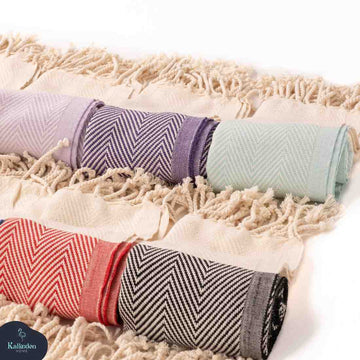 Herringbone, Organic Cotton, Turkish Hand Towel
