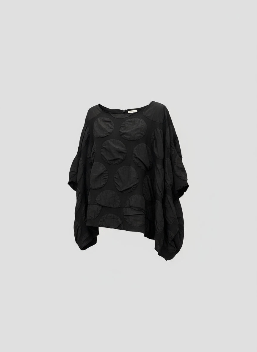 Fashion Bubble Top, Black